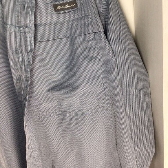 Eddie Bauer Shirt Men's TXL Blue Classic Fit Travex Hiking Camping Outdoor - Picture 5 of 16